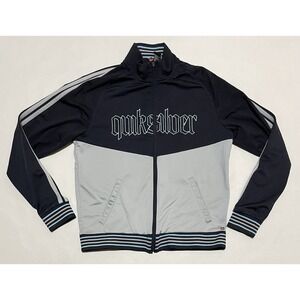 Vintage Quiksilver Track Fleece Full Zip Size Medium Y2k Skate Jacket READ